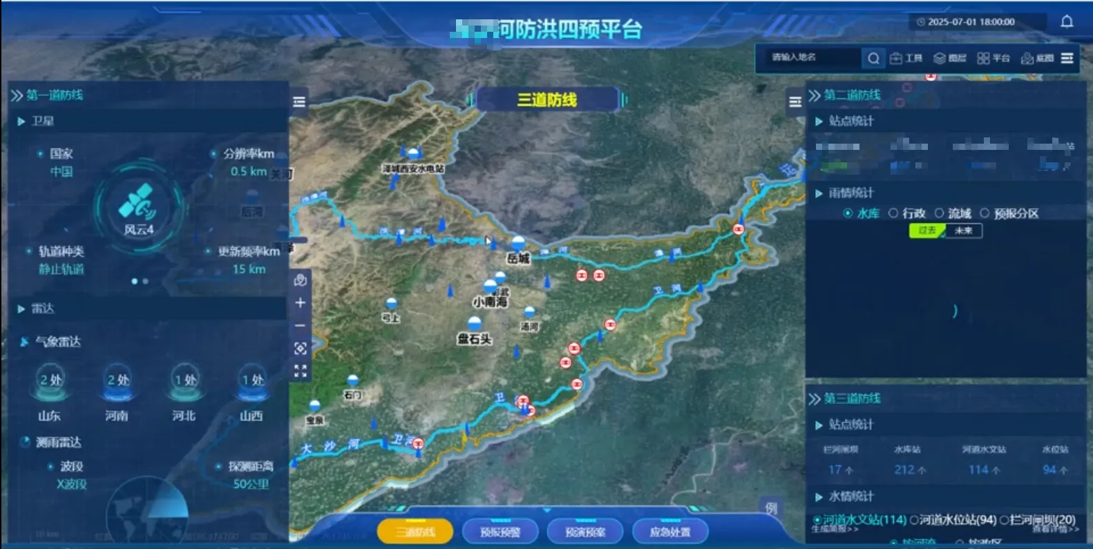 某市防洪四预平台项目